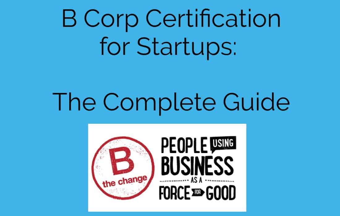 b corp certification for startups