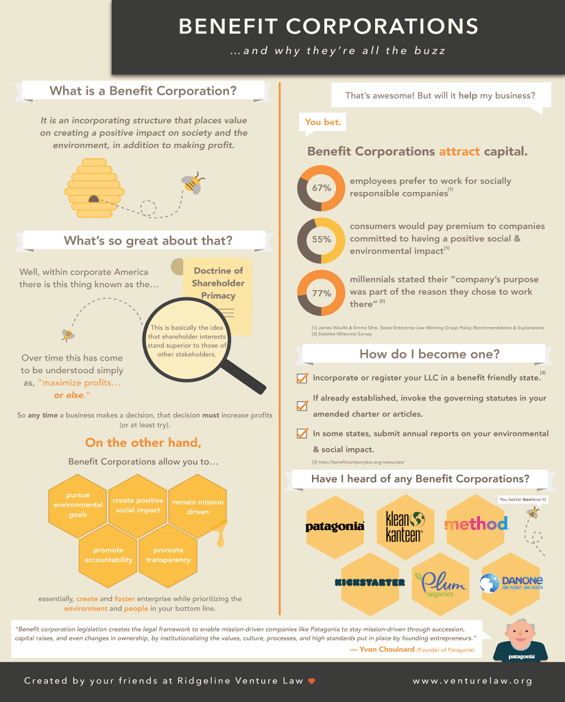 Benefit Corporation Infographic