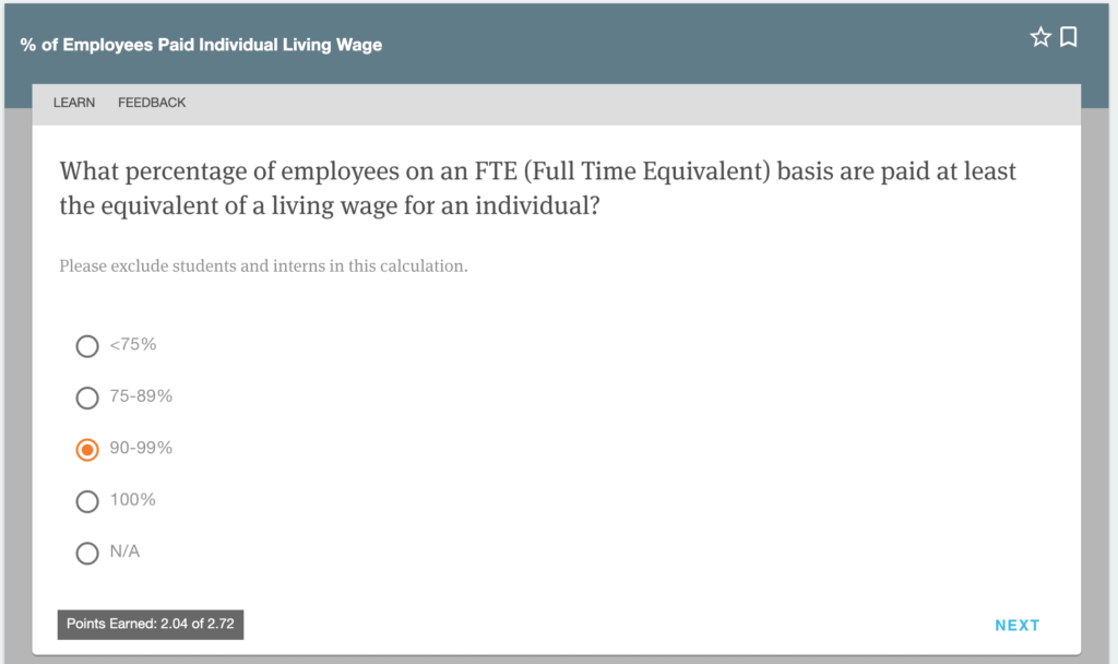 living wage
