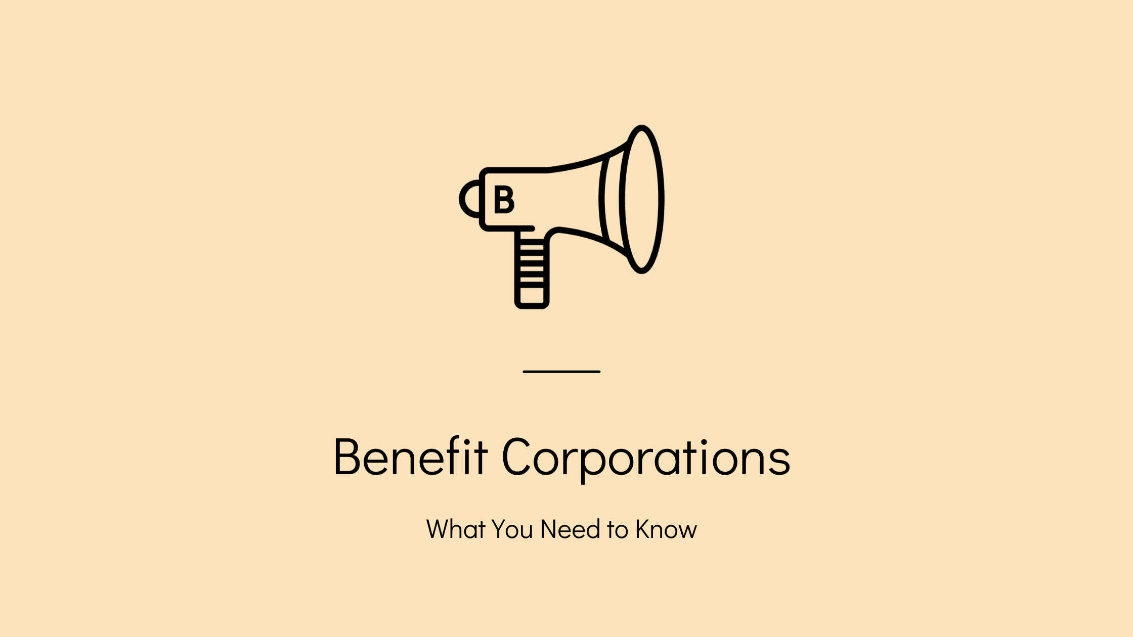 Benefit Corporations