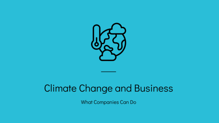 Climate Change and Business
